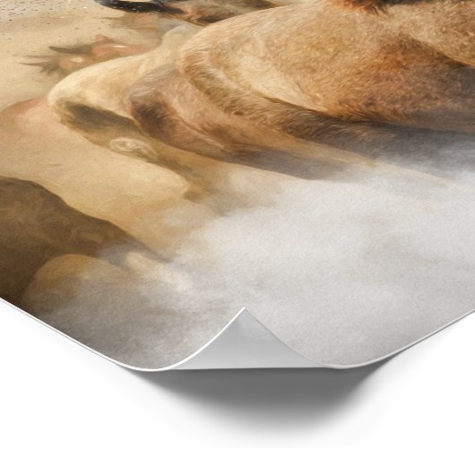 Afdruk Wild Herd of Horses Poster (Hoek)