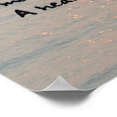 Afdruk "Ze loopt in schoonheid" Poster (Hoek)