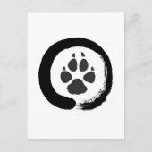 Afdruk Zen wolf Briefkaart (Voorkant)