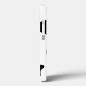 Afdruk zwart-wit Koe Case-Mate iPhone Case (Achterkant / Links)
