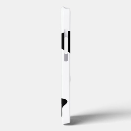 Afdruk zwart-wit Koe Case-Mate iPhone Case (Achterkant / Links)