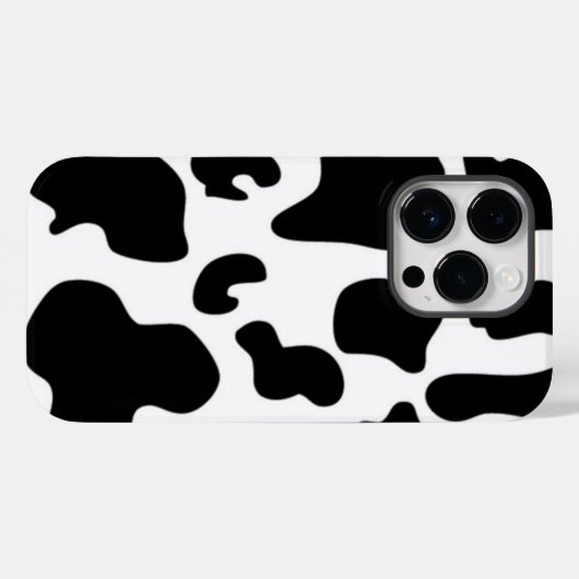 Afdruk zwart-wit Koe Case-Mate iPhone Case (Achterkant (horizontaal))