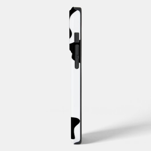 Afdruk zwart-wit Koe Case-Mate iPhone Case (Achterkant / Links)