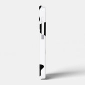 Afdruk zwart-wit Koe Case-Mate iPhone Case (Achterkant / Links)