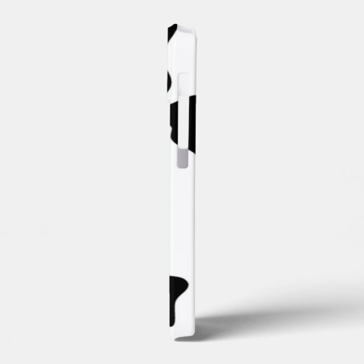 Afdruk zwart-wit Koe Case-Mate iPhone Case (Achterkant / Links)