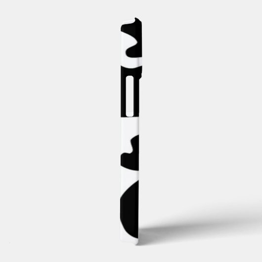 Afdruk zwart-wit Koe Case-Mate iPhone Case (Achterkant / Rechts)