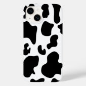 Afdruk zwart-wit Koe Case-Mate iPhone Case (Achterkant)