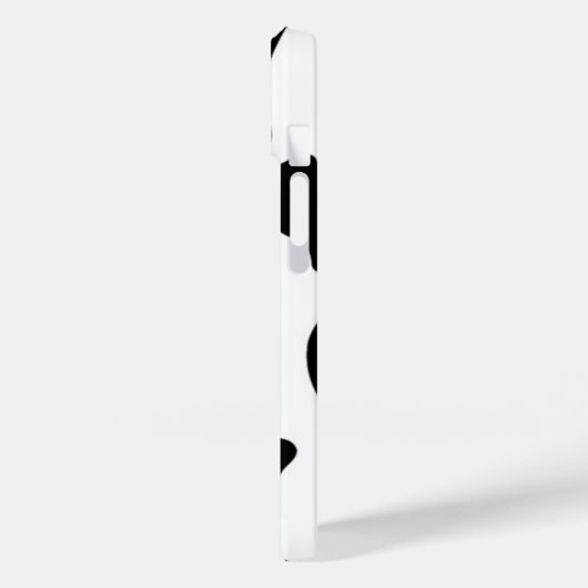 Afdruk zwart-wit Koe Case-Mate iPhone Case (Achterkant / Links)