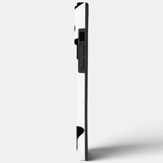 Afdruk zwart-wit Koe Case-Mate iPhone Case (Achterkant / Links)