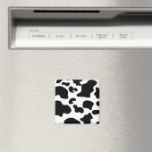 Afdruk zwart-wit Koe Magneet (Insitu (Vaatwasser))