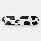 Afdruk zwart-wit Koe Persoonlijk Skateboard (Horizontaal)