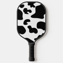 Afdruk zwart-wit Koe Pickleball Paddle