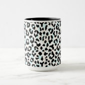 Afdruk zwarte en witte kaas mok (Midden)