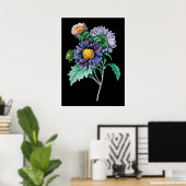 Afdruk zwarte ondergrond in voorgevulde verpakking poster (Thuiskantoor)