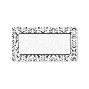 Afdrukadres thuis voor uitnodigingen etiket