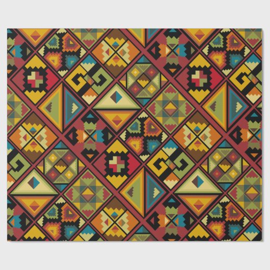 AfdrukAfrika Cadeaupapier (Vlak)