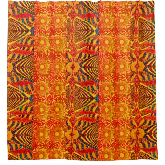 AfdrukAfrika Douchegordijn (Voorkant)