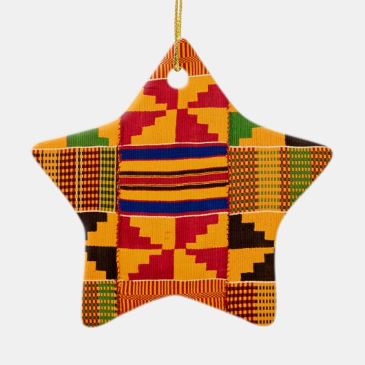 AfdrukAfrika Keramisch Ornament (Voorkant)
