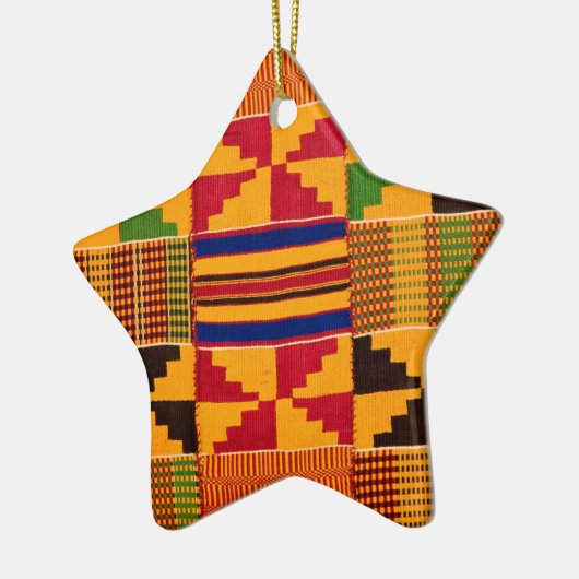 AfdrukAfrika Keramisch Ornament (Links)