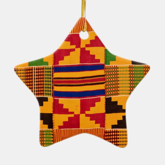 AfdrukAfrika Keramisch Ornament (Achterkant)
