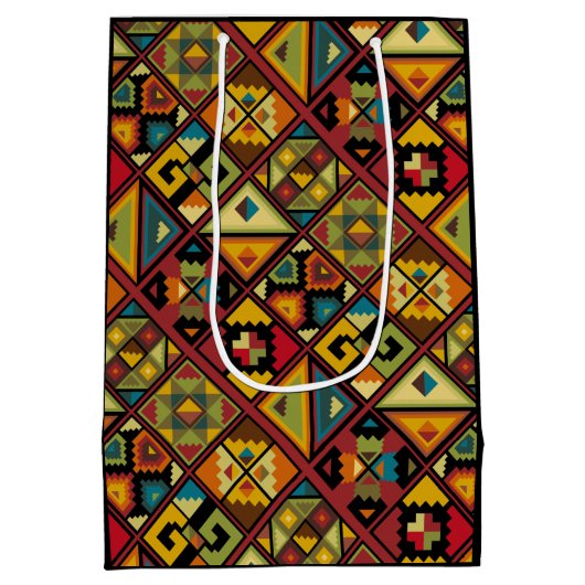 AfdrukAfrika Medium Cadeauzakje (Achterkant)