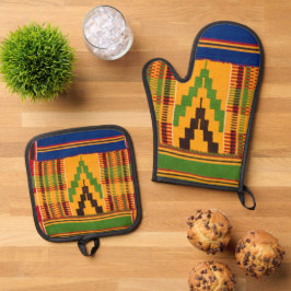 AfdrukAfrika Ovenwant & Pannenlap Set