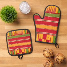 AfdrukAfrika Ovenwant & Pannenlap Set