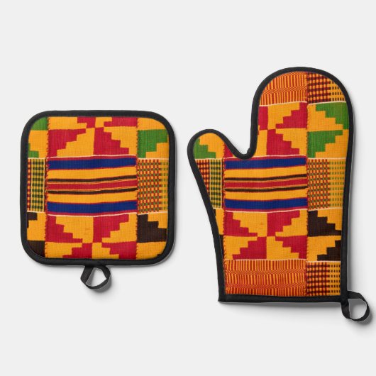 AfdrukAfrika Ovenwant & Pannenlap Set (Voorkant)