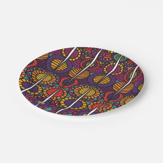 AfdrukAfrika Papieren Bordje (Gekanteld)