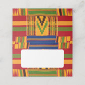 AfdrukAfrika Plaatskaartje (Buitenkant ongevouwen)