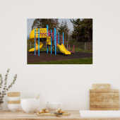 Afdrukapparatuur voor speelplaatsen poster (Keuken)
