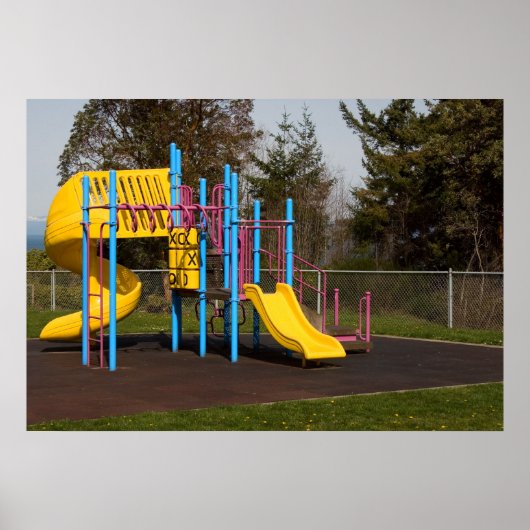 Afdrukapparatuur voor speelplaatsen poster (Voorkant)