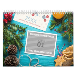 Afdrukbaar 2024 Blank Familie Foto Vakantie Afbeel Kalender