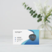 Afdrukbaar aangepast Visitekaartje (Staand voorkant)