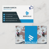 Afdrukbaar digitaal visitekaartje (Voorkant / Achterkant)