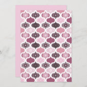 Afdrukbaar Dusky Roos Dot Mandalas Scrapbook Papie Kaart (Voorkant / Achterkant)