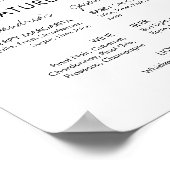 Afdrukbaar Huwelijksbord Handtekening Dranken Bar Poster (Hoek)