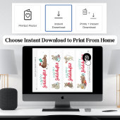 AFDRUKBAAR Jolabokaflod Bladwijzer Downloaden Poster