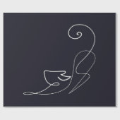 Afdrukbaar kattenpapier | Cat Gift Paper Cadeaupapier (Vlak)