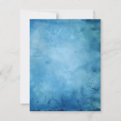 Afdrukbaar Noodlijdend Inkt Blauw Scrapbook Paper Kaart (Voorkant)