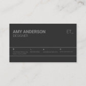 Afdrukbaar Visitekaartje (Achterkant)