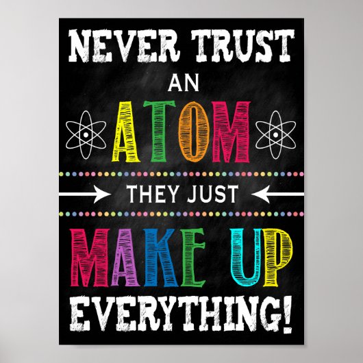 Afdrukbaar voor wetenschapsclasroom poster (Voorkant)