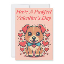 Afdrukbare aanpasbare retro Valentijnsdag puppy