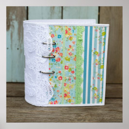 Afdrukbare Adobe-foto van scrapbook Country Poster