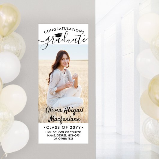 Afdrukbare Afstuderen Congrats Grote Verticale Fot Poster