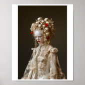 Afdrukbare Avant-Garde Gotische Barok Vrouw 120 Poster (Voorkant)