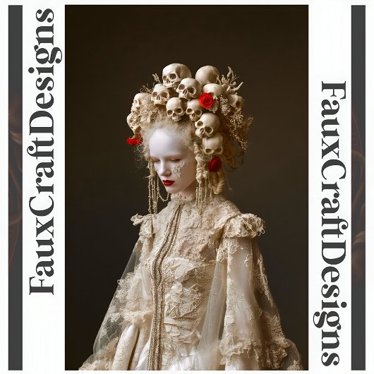 Afdrukbare Avant-Garde Gotische Barok Vrouw 120 Poster