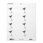 , afdrukbare Avery MARTINI-ETIKETTERS Etiket (Full Sheet)