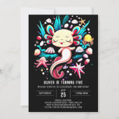 Afdrukbare Axolotl Custom Verjaardag Kaart (Voorkant)