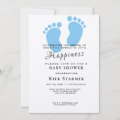 Afdrukbare baby shower uitnodigingen, Douche op ma Kaart (Voorkant)